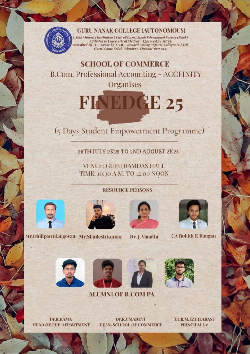 Program of Professional Accounting organises Finedge 25