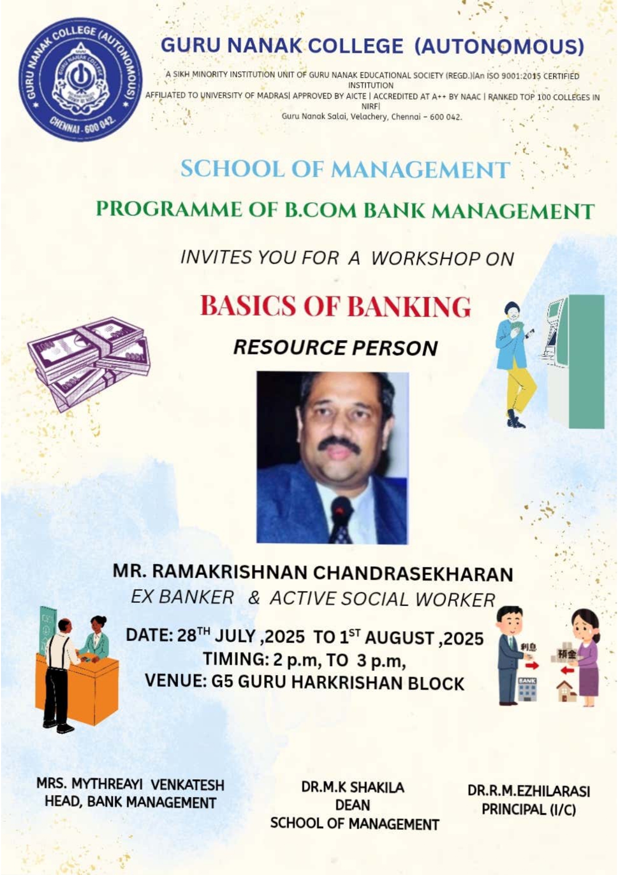 Program of Bank Management organises Workshop on Basics of Banking