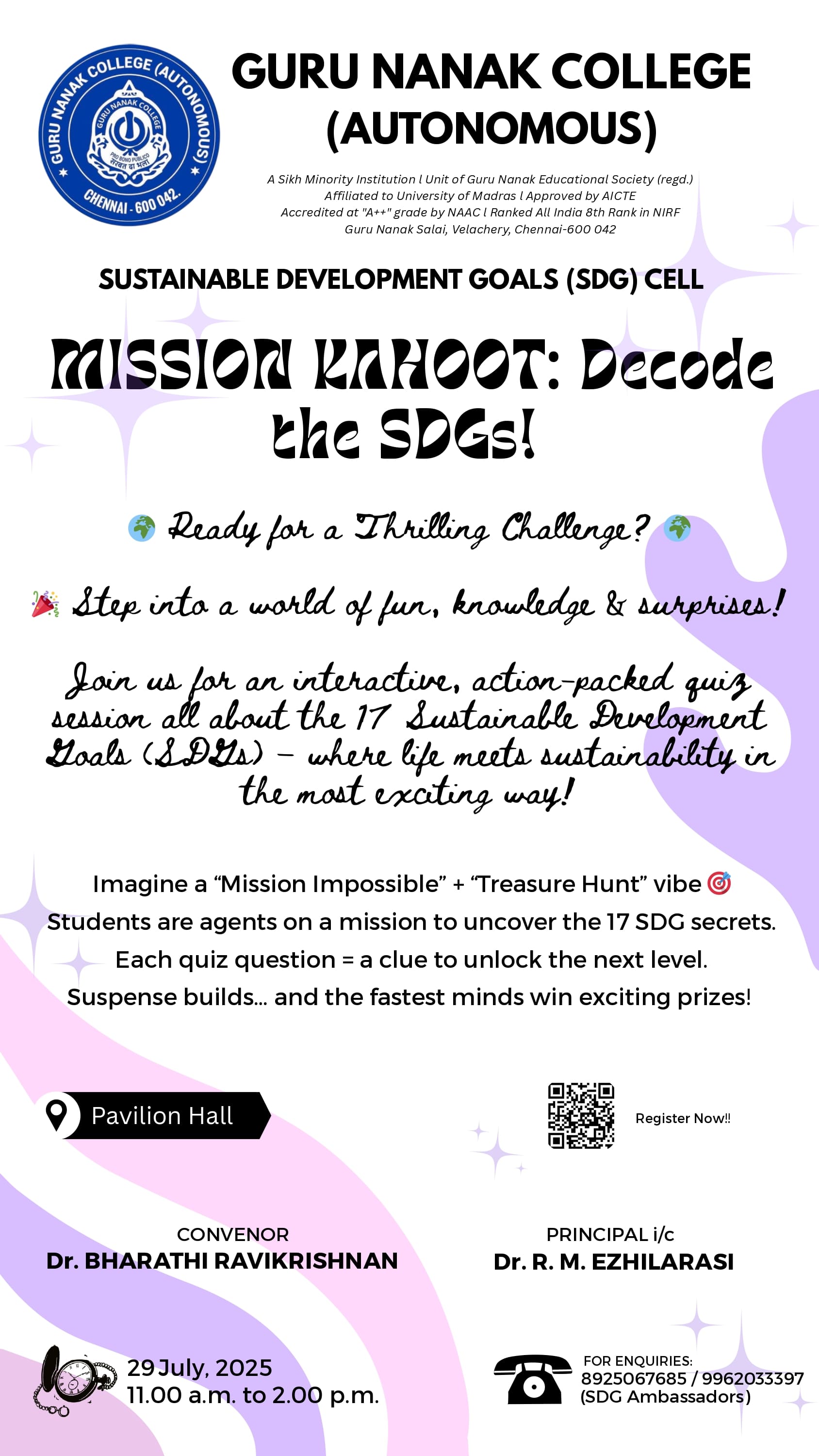 SDG Cell organises Kahoot '25