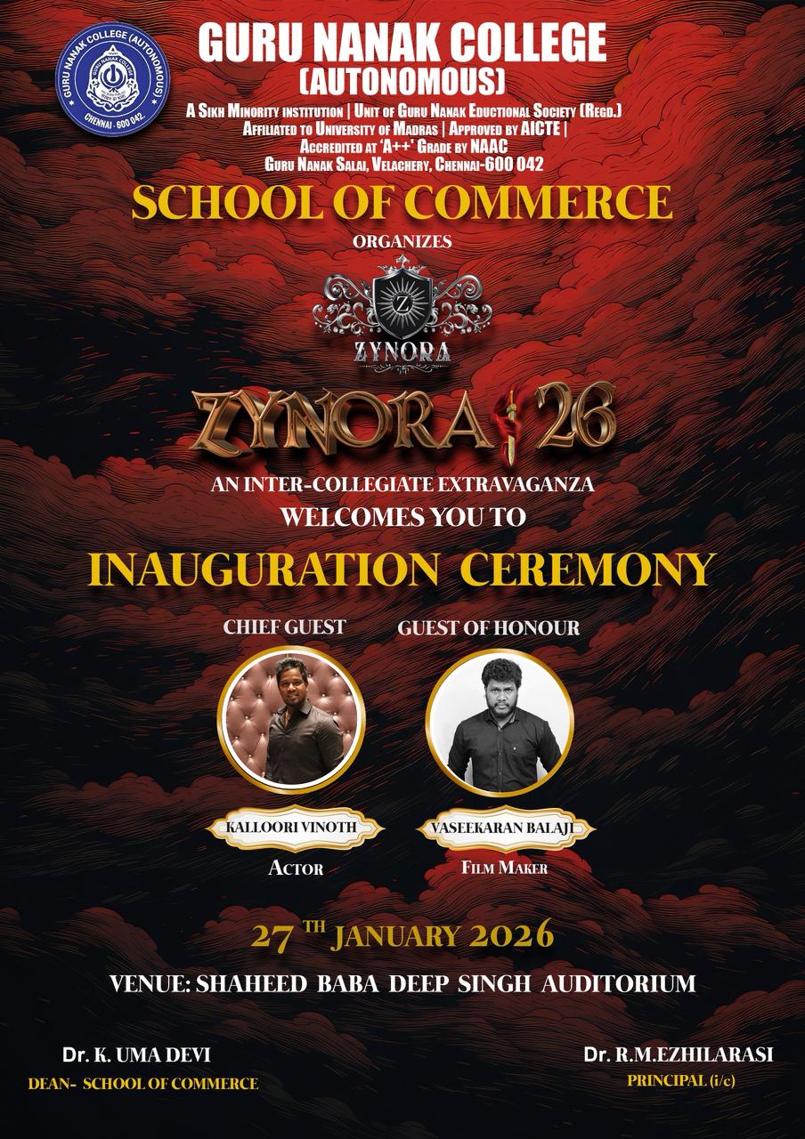 School of Commerce organises Zynora 26 Intercollegiate Extravaganza