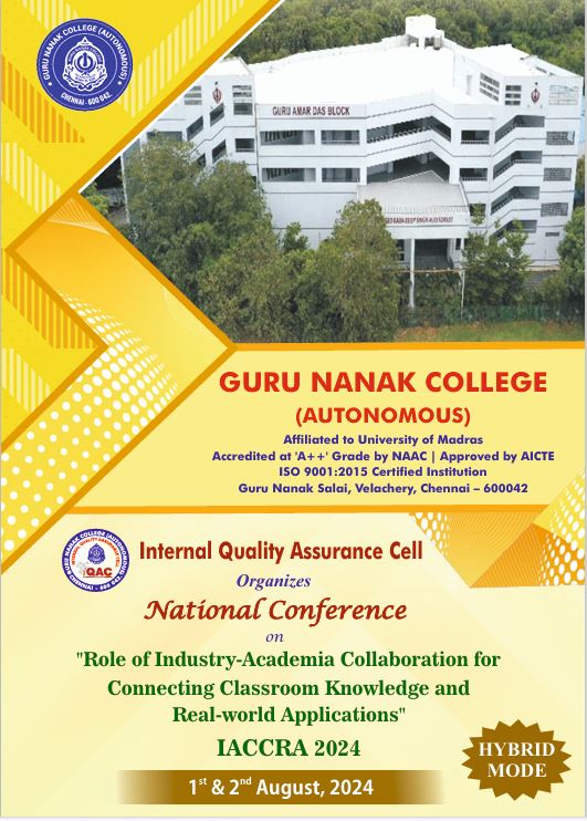 National Conference on 'Role of Industry - Academia collaboration for connecting Classroom Knowledge and Real World Applications'