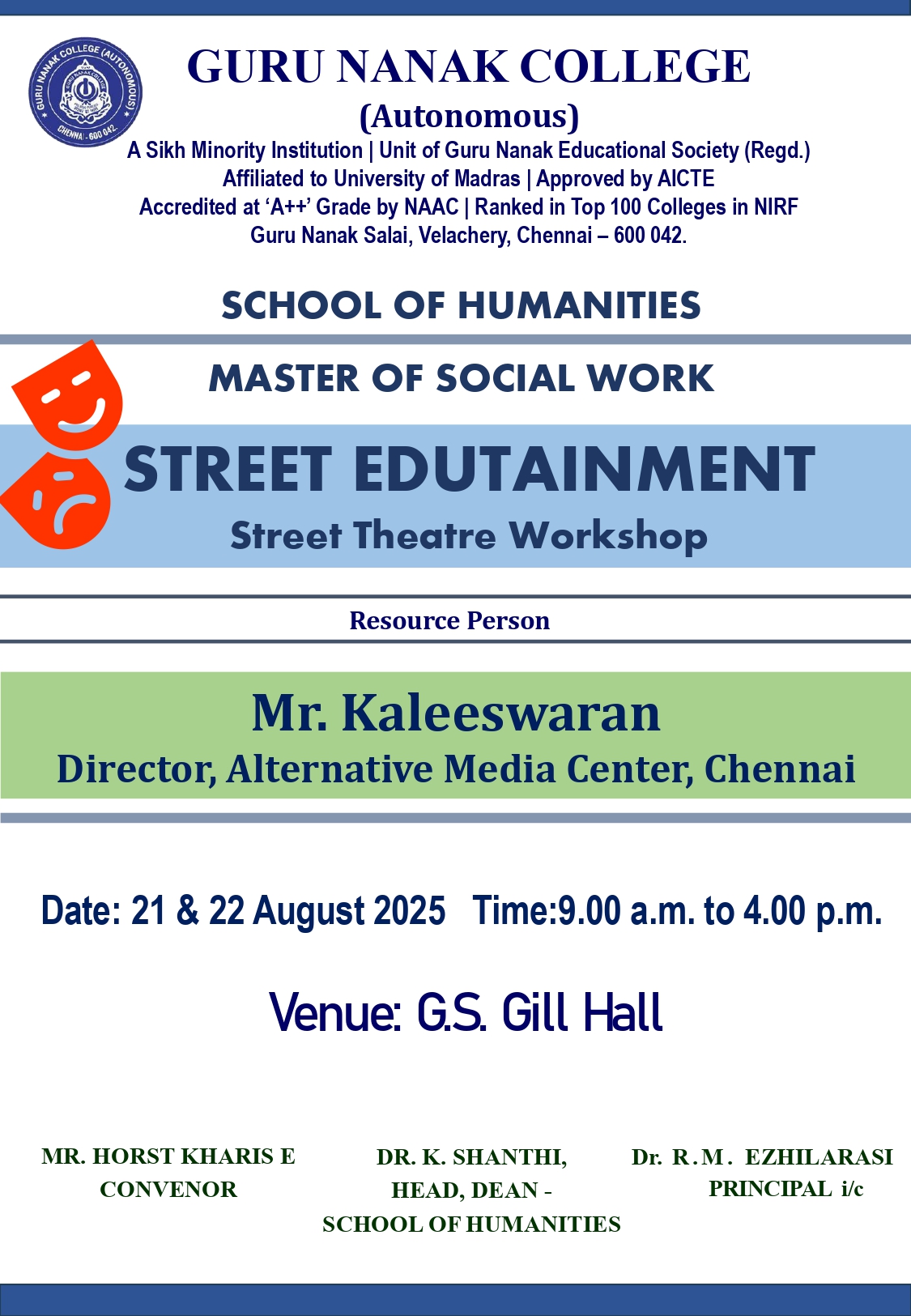 Programme of MSW organises Theatre workshop