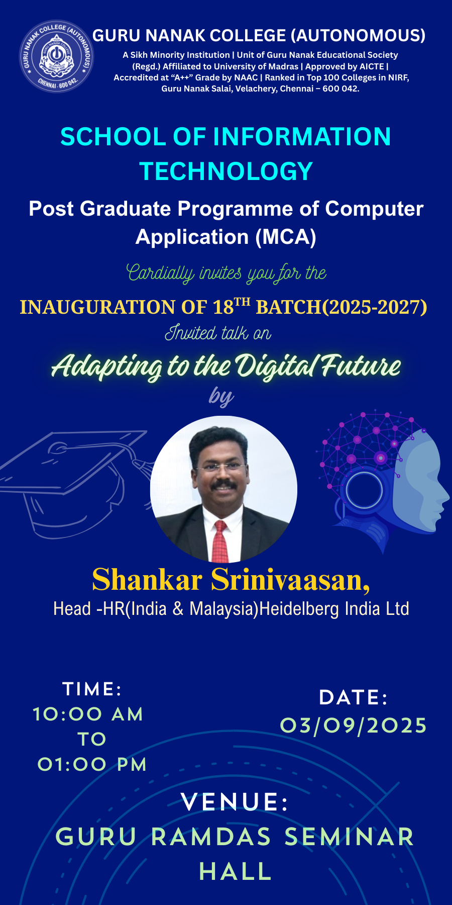 Inauguration of 18th MCA batch