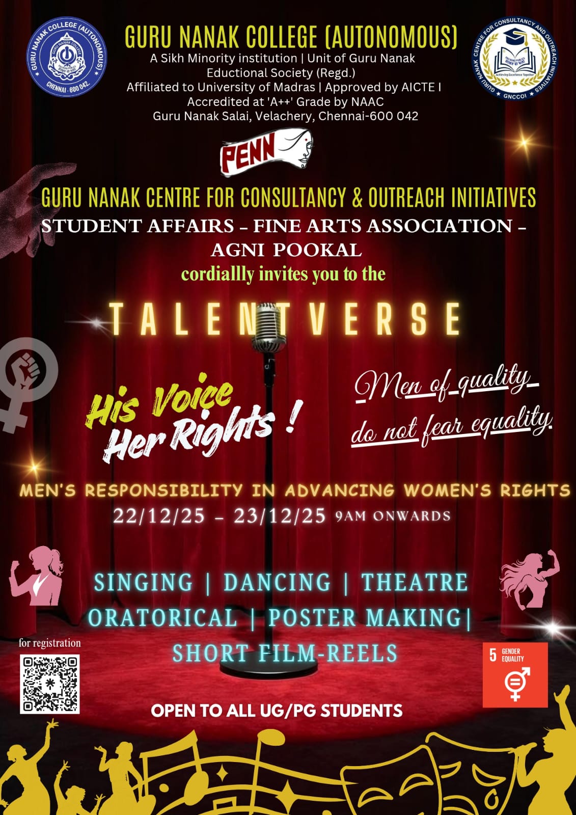 GNCCOI in association with Student Affairs, Fine Arts Association