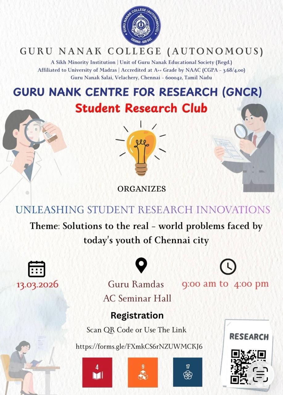 GNCR Student Research Club organises unleashing student research innovations