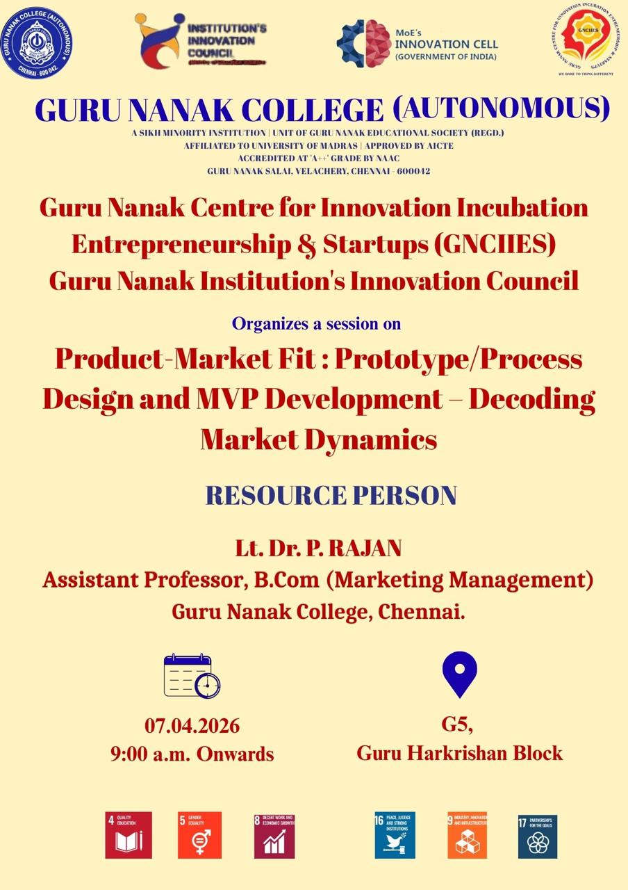 GNCIIES organises a session on Product Marketing Fit.