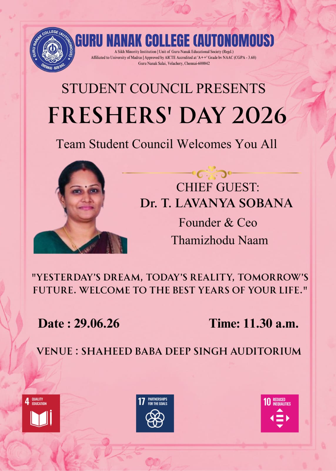 Freshers' Day Batch 1