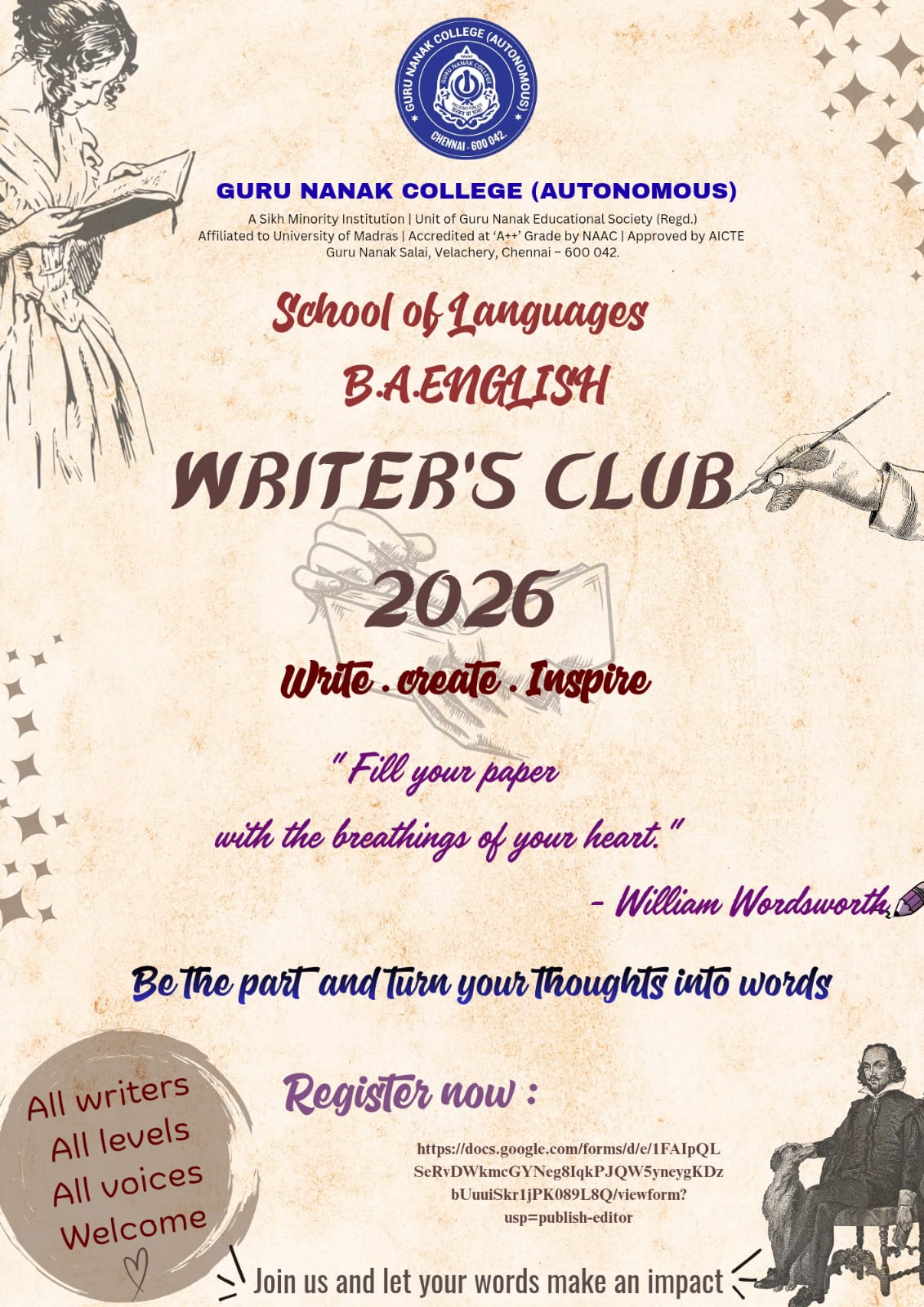 Writer's Club 2026