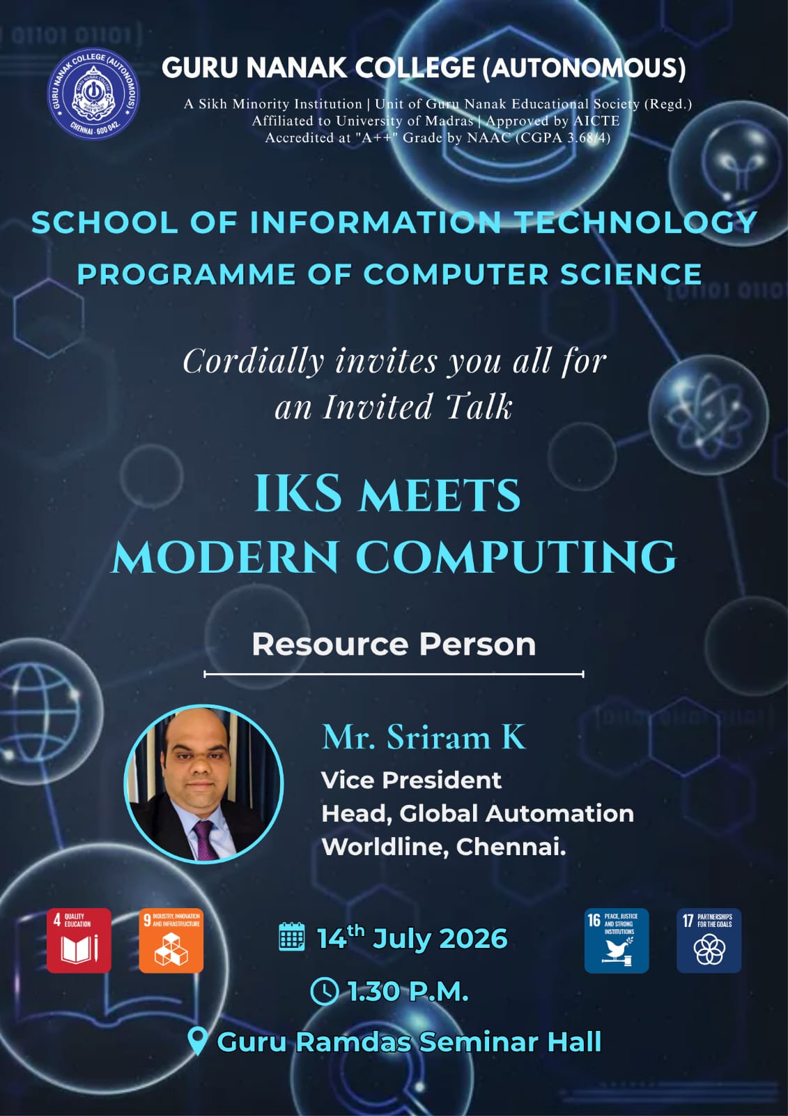 Programme of Computer science organises IKS meets modern computing