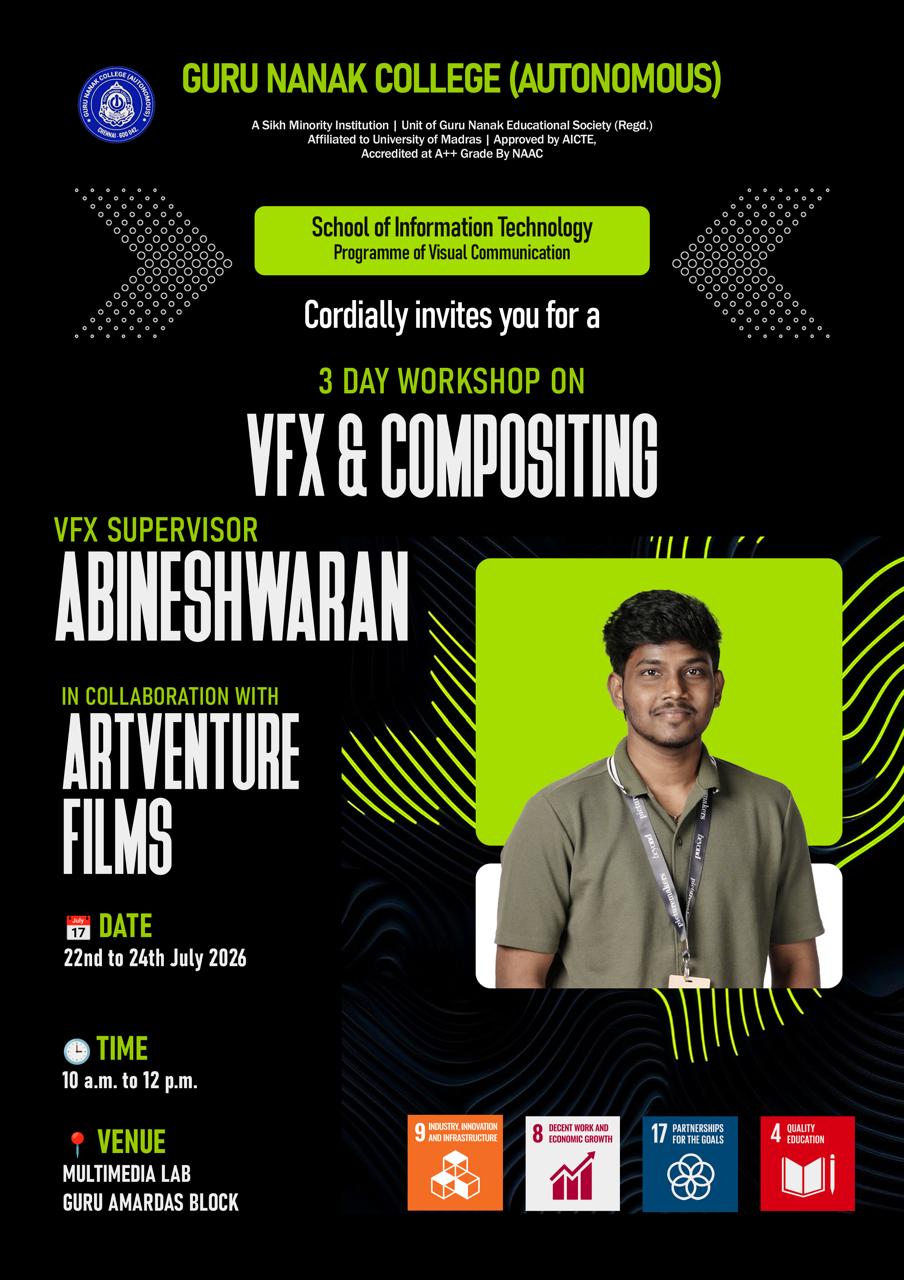 B.Sc Viscom conducts 3 day workshop on VFX & Compositing