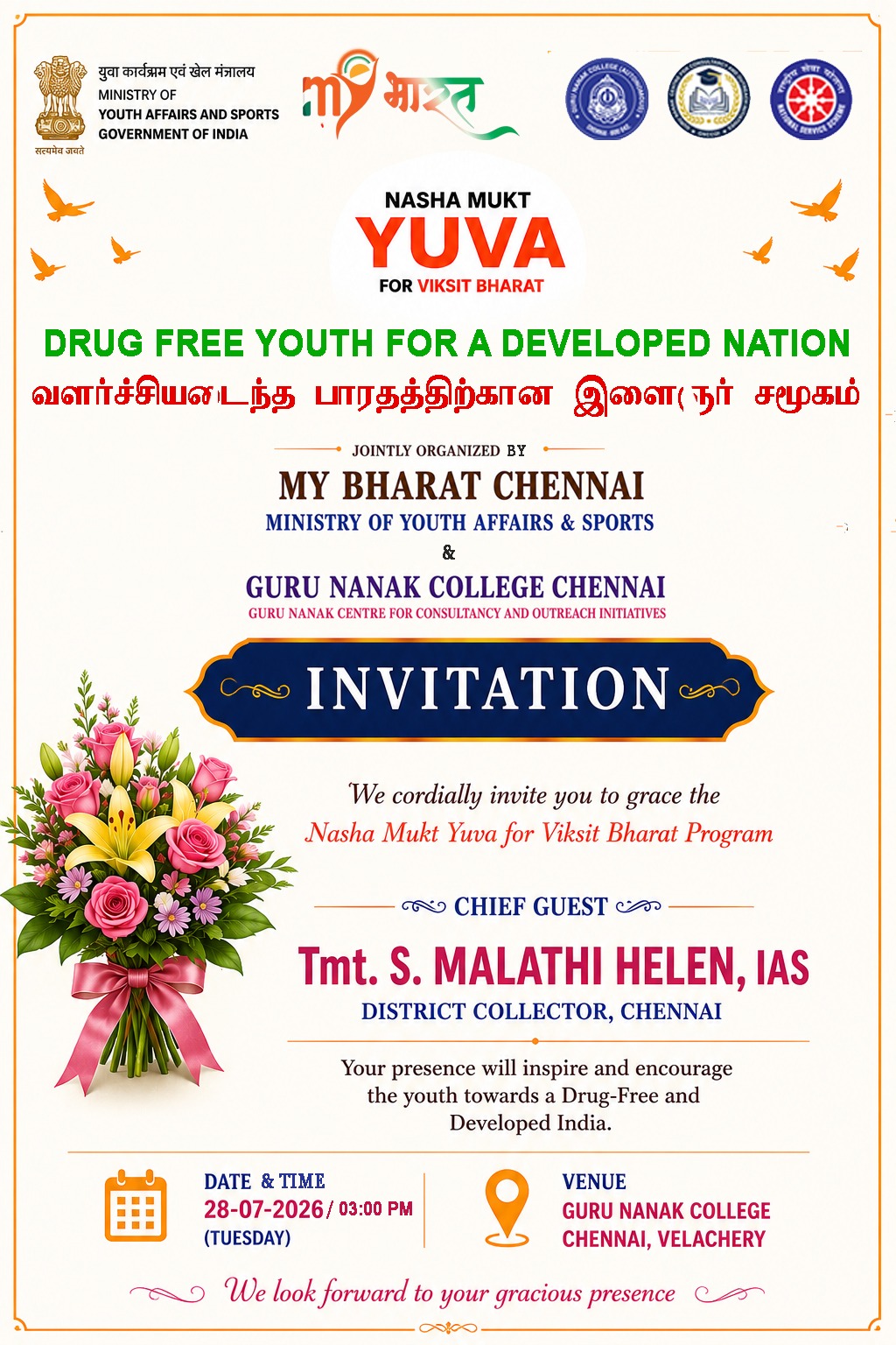 Drug free youth for a Developed Nation