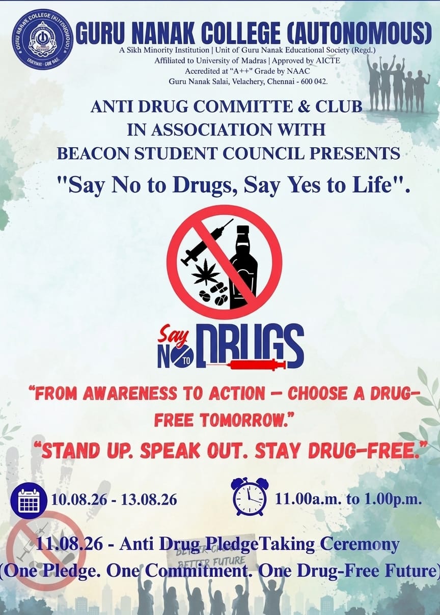 Anti drug committe and Student council organises program on Say no to  Drugs