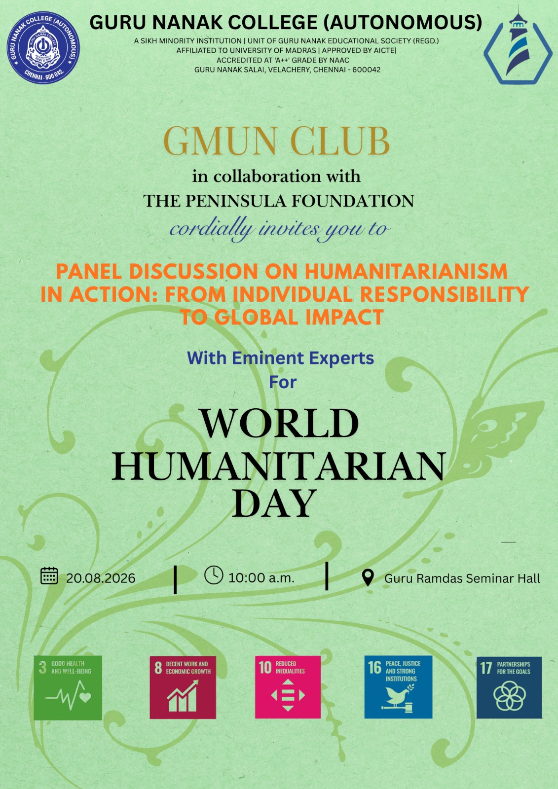 GMUN club celebrates World Humanitarian Day