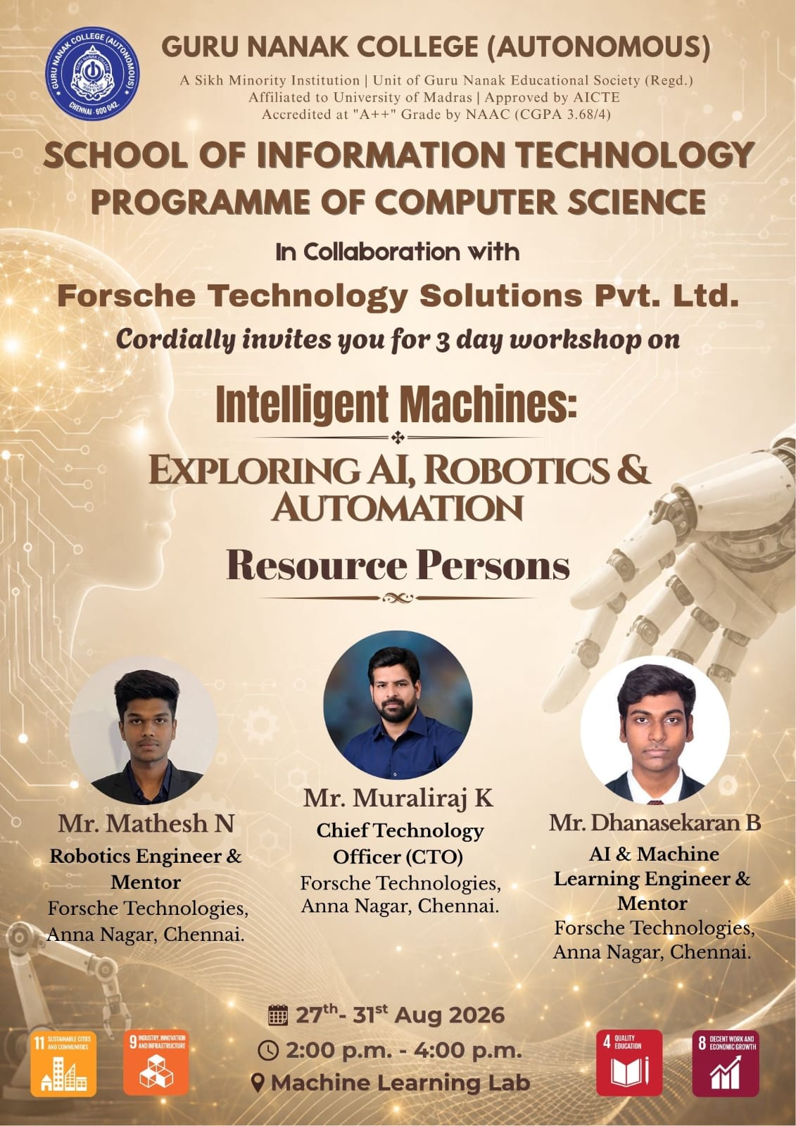 Programme of B.Sc. Computer Science organises 3 day workshop