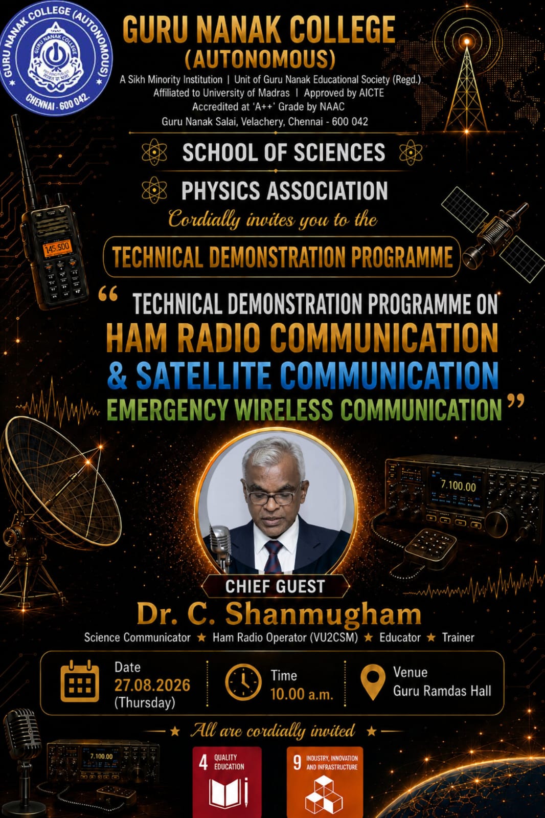 Physics Association organises Technical Demonstration Programme