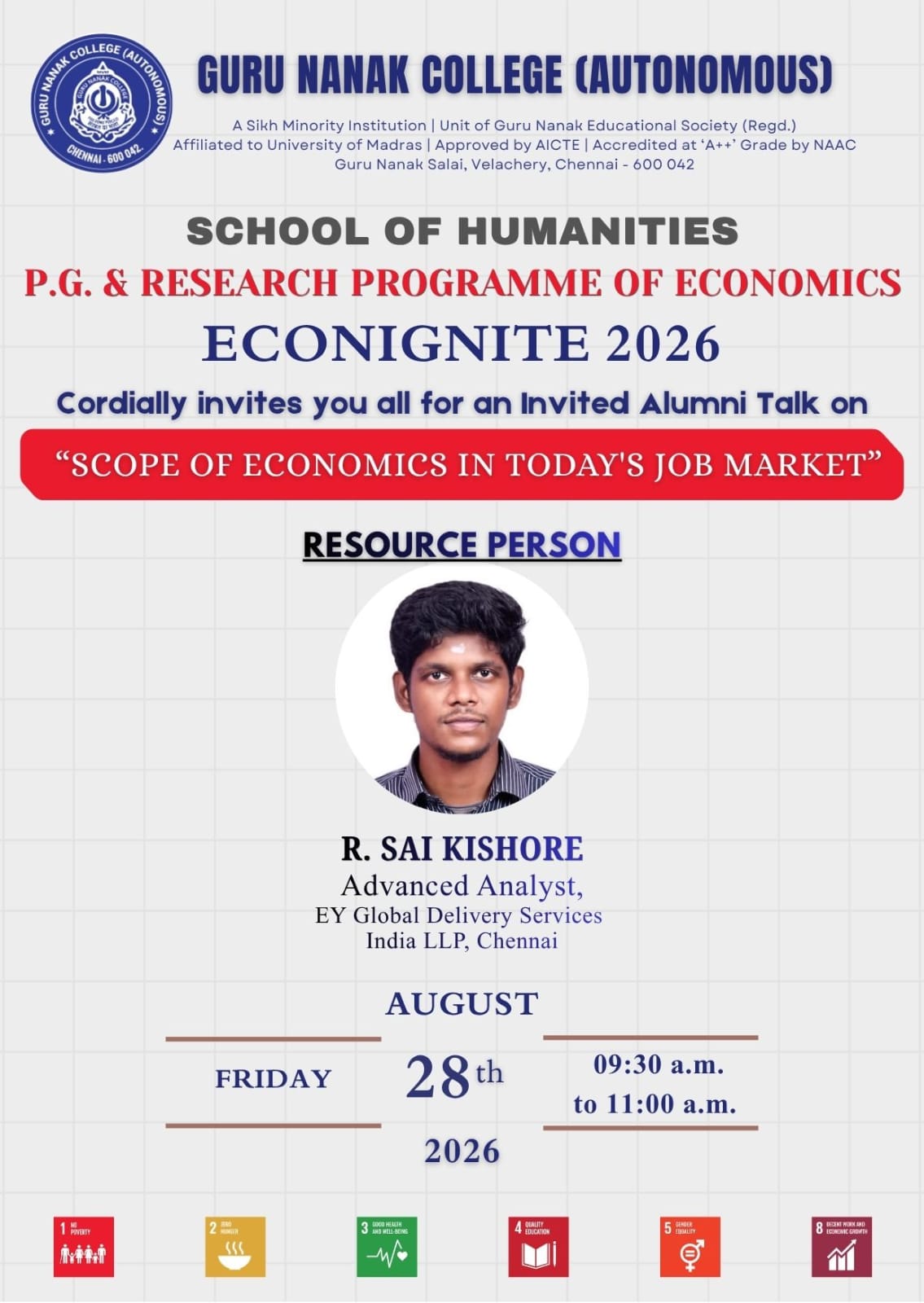 Econignite 2026 organises Alumni Talk