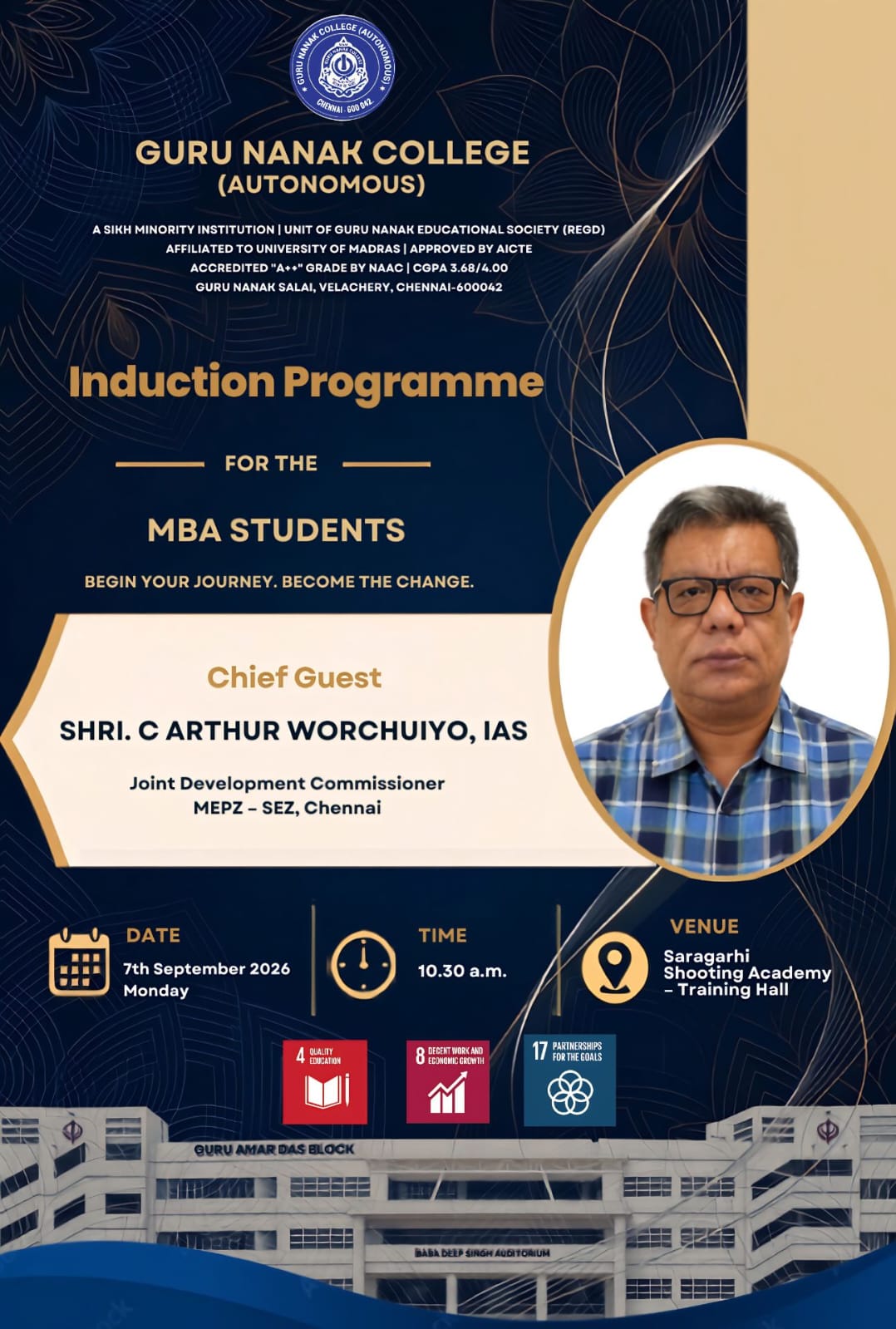 Induction Programme for MBA students