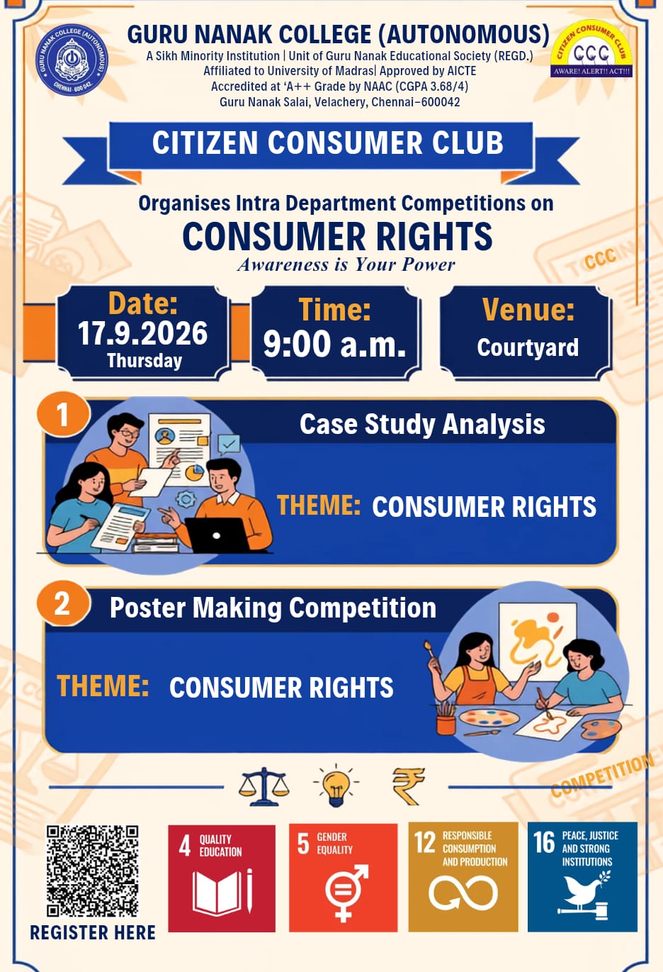 Citizen consumer club organises Competitions on Consumer rights Awareness