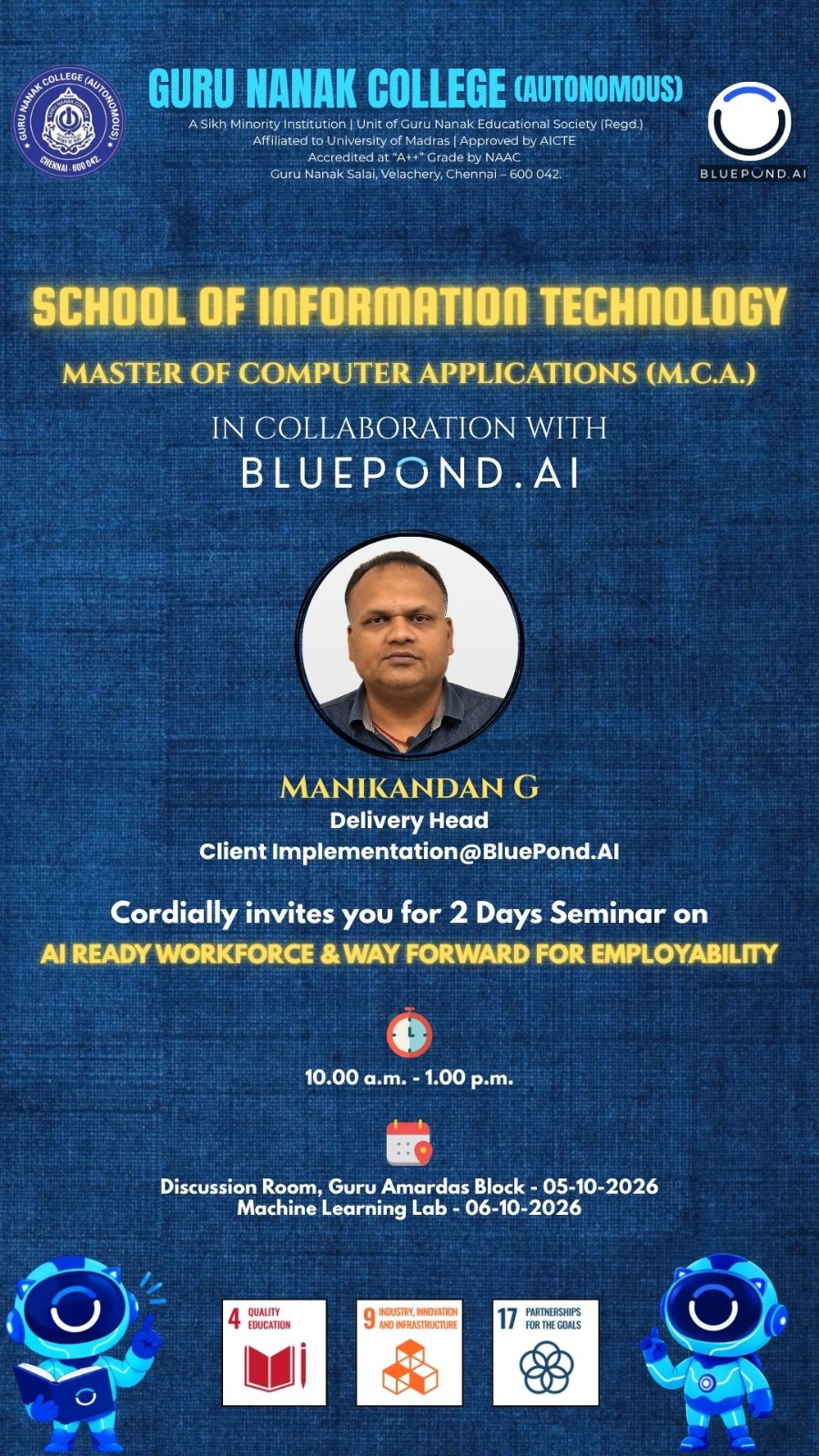 MCA organises 2 day Seminar on AI ready workforce